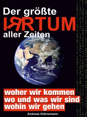 cover image of Der größte Irrtum aller Zeiten